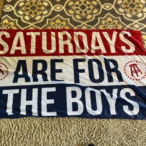 Bar stool sports flag